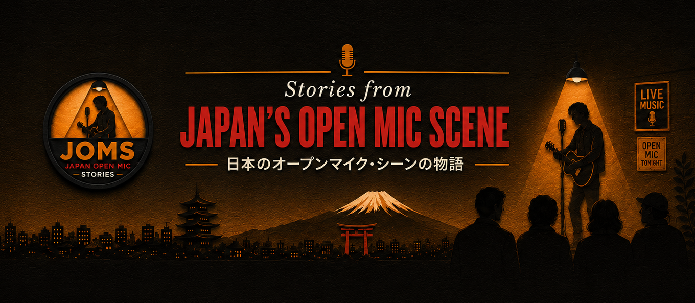 Japan Open Mic Stories Banner
